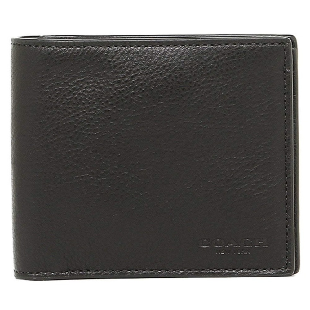 COACH NWT Mens Compact ID Sport Wallet  Trigger